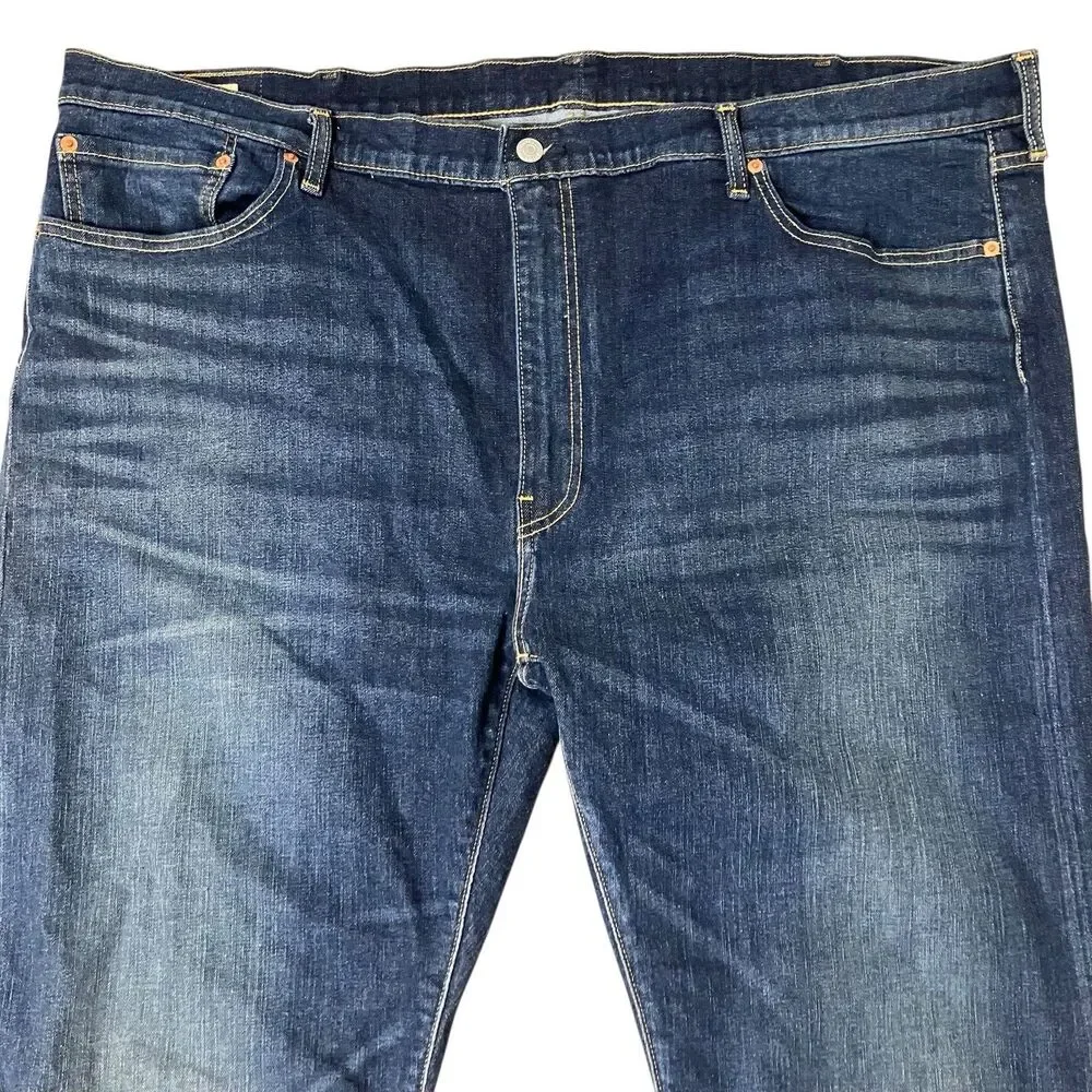 Levis Jeans Mens 48 x29 Blue Straight 502 Original Fit Denim Medium S40196 READ*